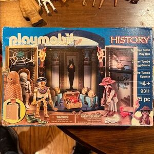 Playmobil History 9311 Egyptian Tomb Play Box Adventure Mummy Indiana Treasure